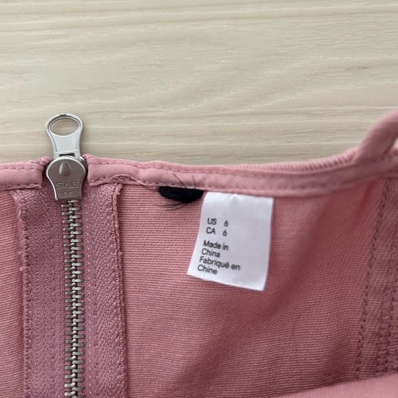 Pink H&M dress. Size 6 - Picture 3 of 3